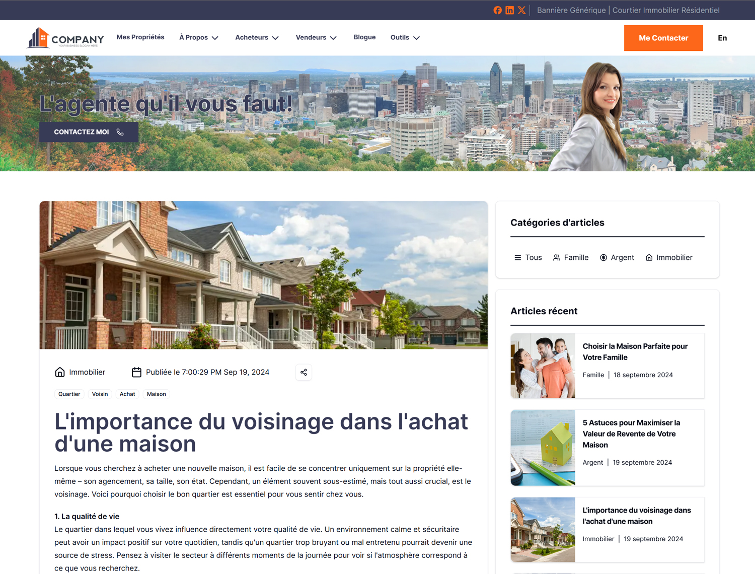 Demo Blog Article Page