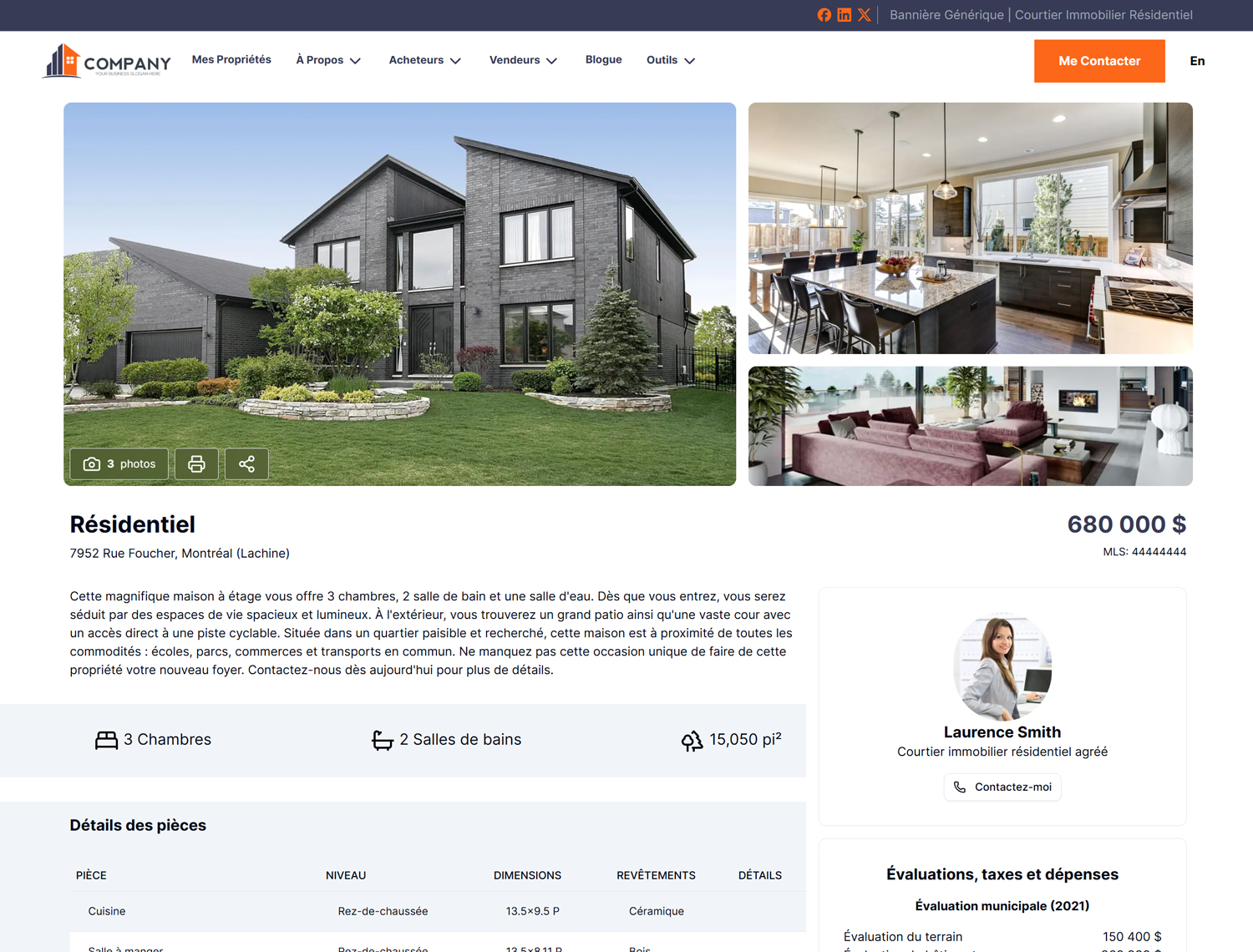 Demo Property Detail Page